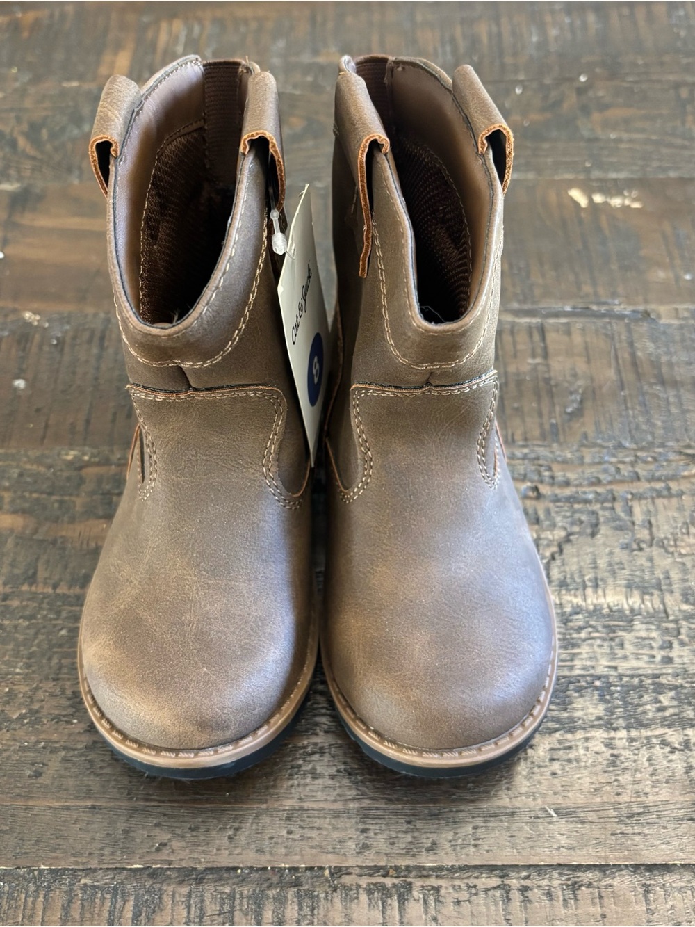 NWT Cat & Jack Hunter Toddler Pull-On Boots, size 8